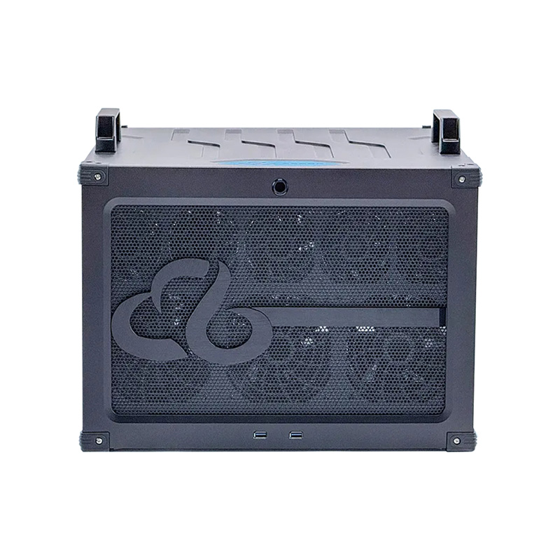 7U GPU Case Surporting 4 CRPS Modules, 10 GPU