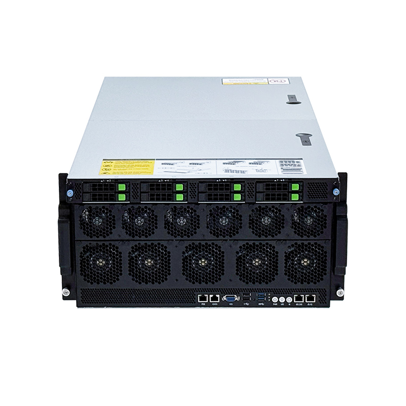 5U GPU Case Surporting 5 CRPS Modules, 8 GPU